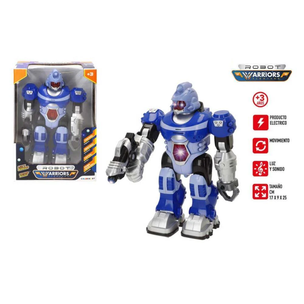Robot Warriors com Luz, Som e Movimento 25 cm - Image 2