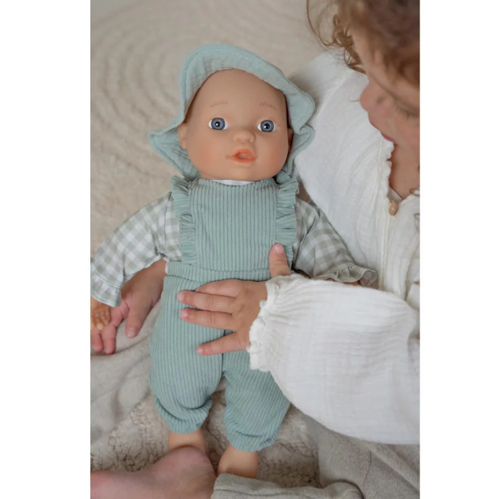 Roupa Little Dutch Green Check para Boneca de 36cm - Image 5