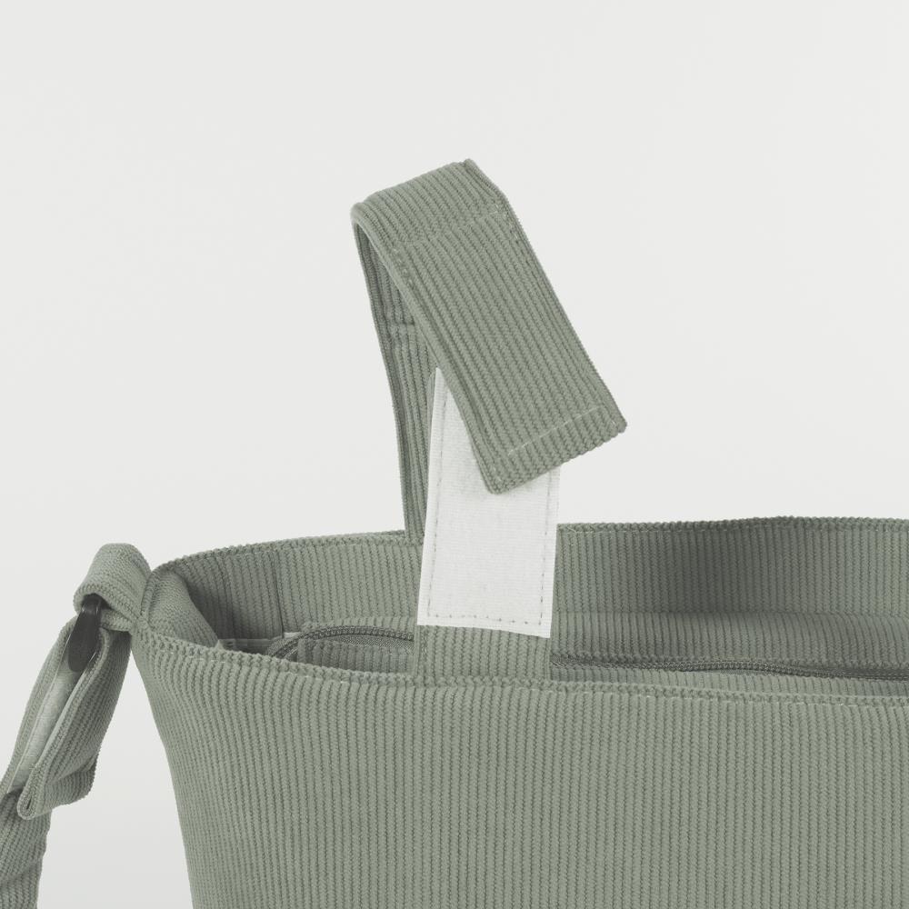 Saco com Muda Fraldas Walking Mum Gala Corduroy Mint - Image 4