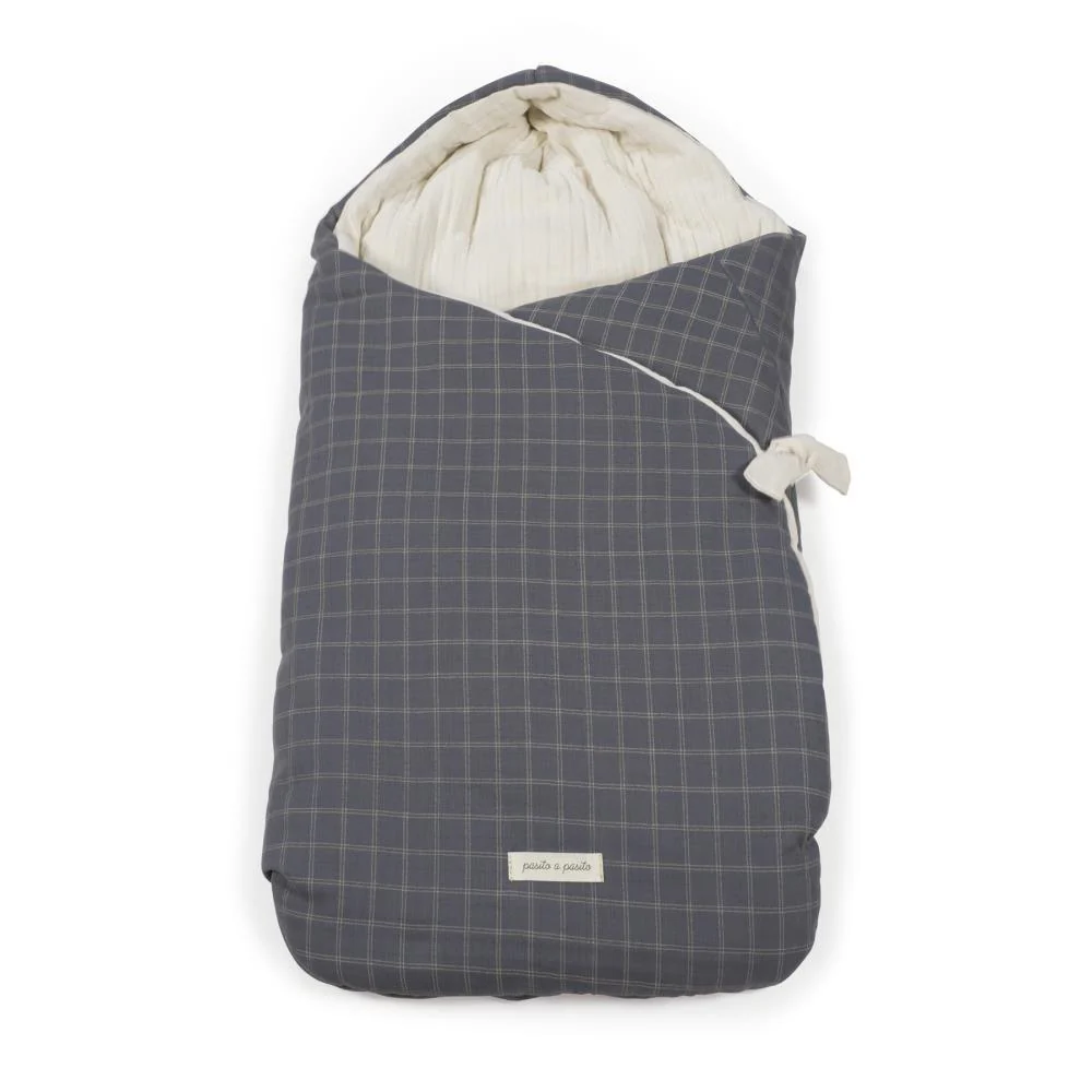 Saco Manta Baby Nest Pasito a Pasito Tartan