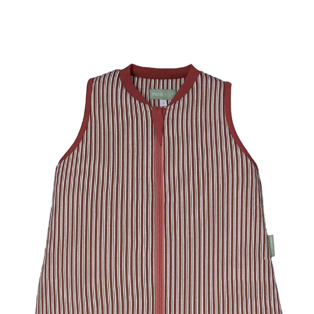 Saco de Dormir/Pijama com Meias Molis&Co Burgundy Stripes 2A Tog 2.5 - Image 2