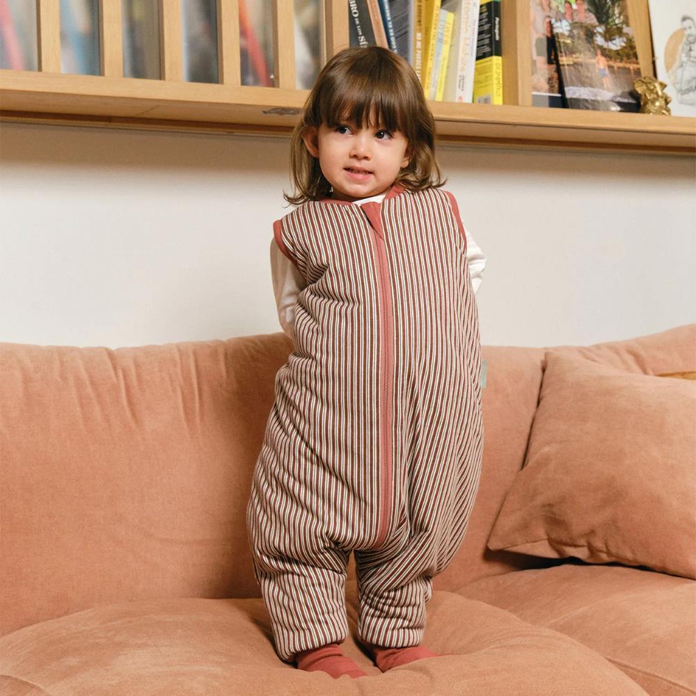 Saco de Dormir/Pijama com Meias Molis&Co Burgundy Stripes 2A Tog 2.5 - Image 4