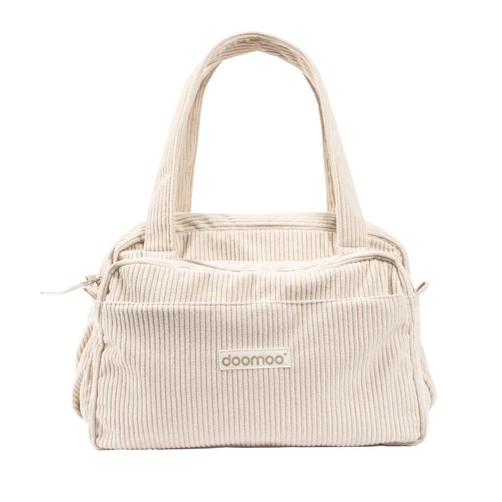 Saco de Maternidade Fluffy 2em1 com Acessórios Corduroy Sand - Image 2