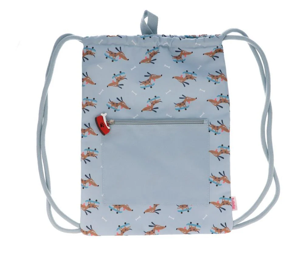 Saco/Mochila Impermeável Tutete Skater Dog
