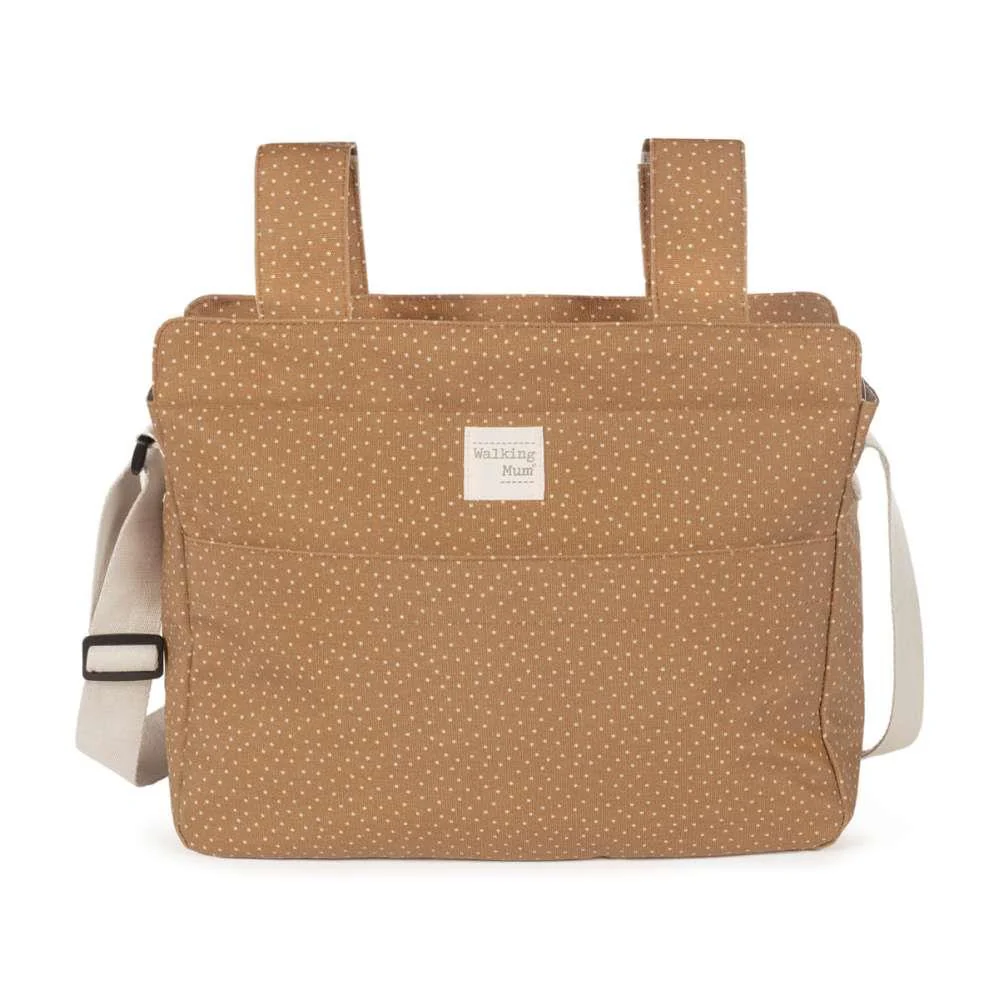 Saco com Muda Fraldas Walking Mum Polka Dot Poppy Cinnamon - Image 2