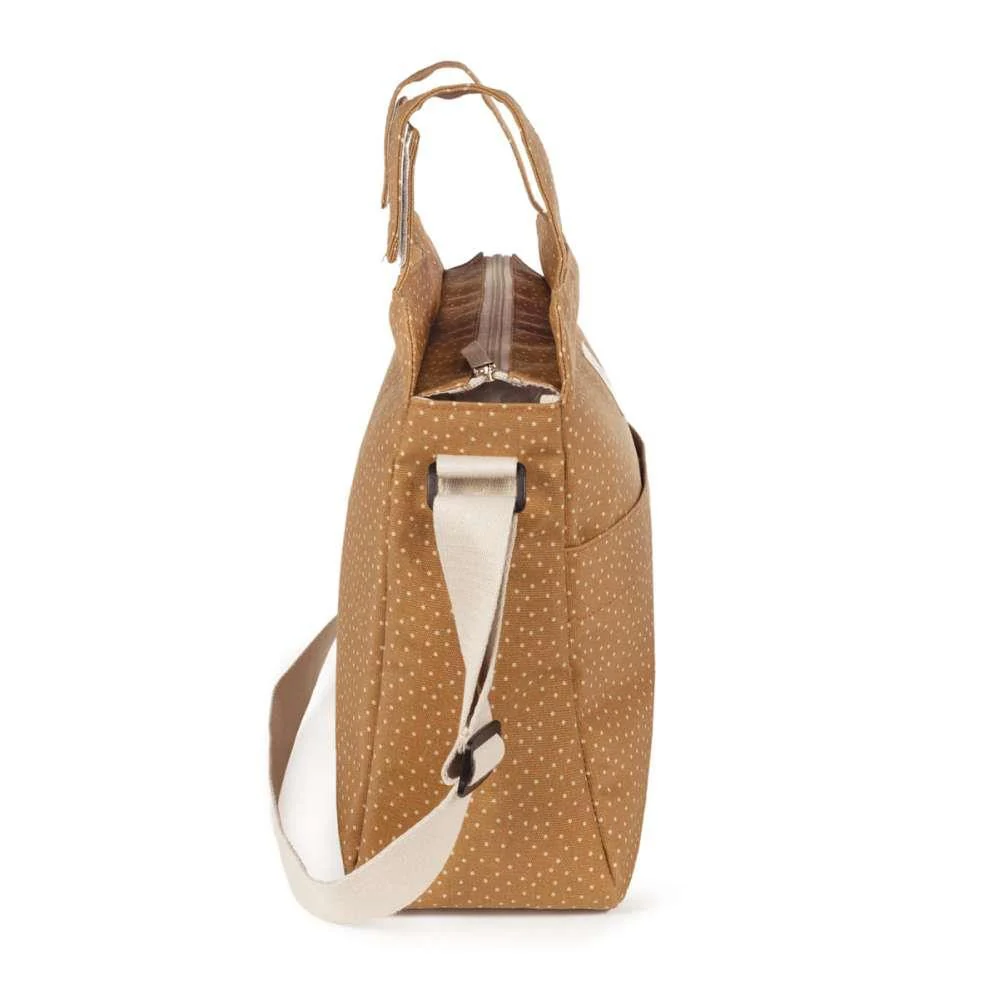 Saco com Muda Fraldas Walking Mum Polka Dot Poppy Cinnamon - Image 4