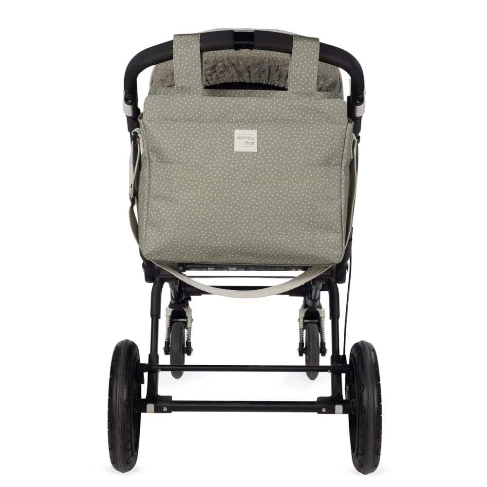 Saco com Muda Fraldas Walking Mum Polka Dot Poppy Moss - Image 10