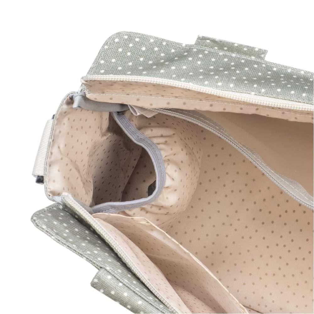 Saco com Muda Fraldas Walking Mum Polka Dot Poppy Moss - Image 7