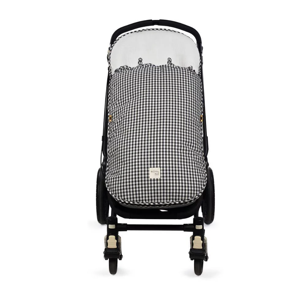 Saco Térmico Respirável Walking Mum I Love Vichy Preto