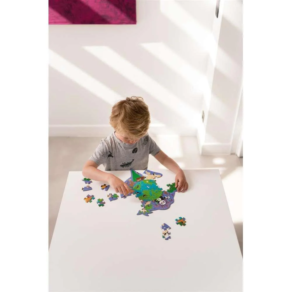 Puzzle Contour O Mundo 45 Peças - Image 2
