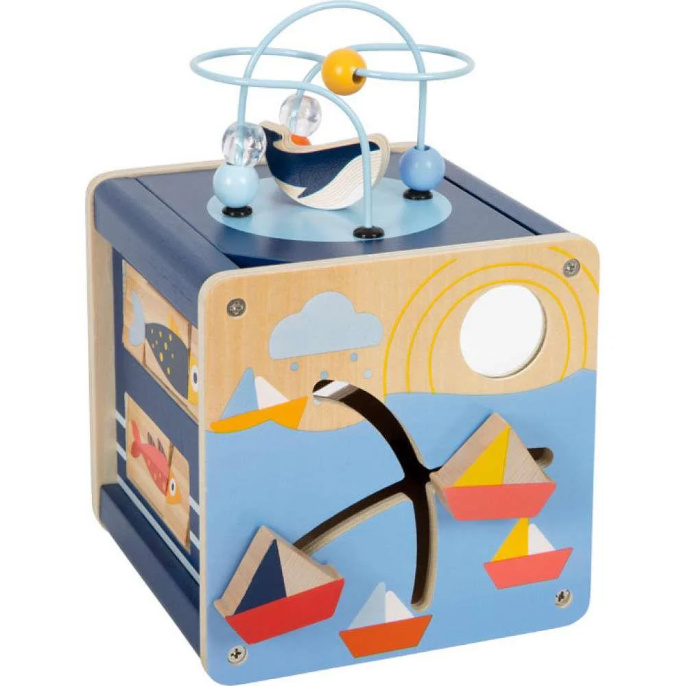 Cubo de Atividades Motor em Madeira Small Foot Big Ocean - Image 4