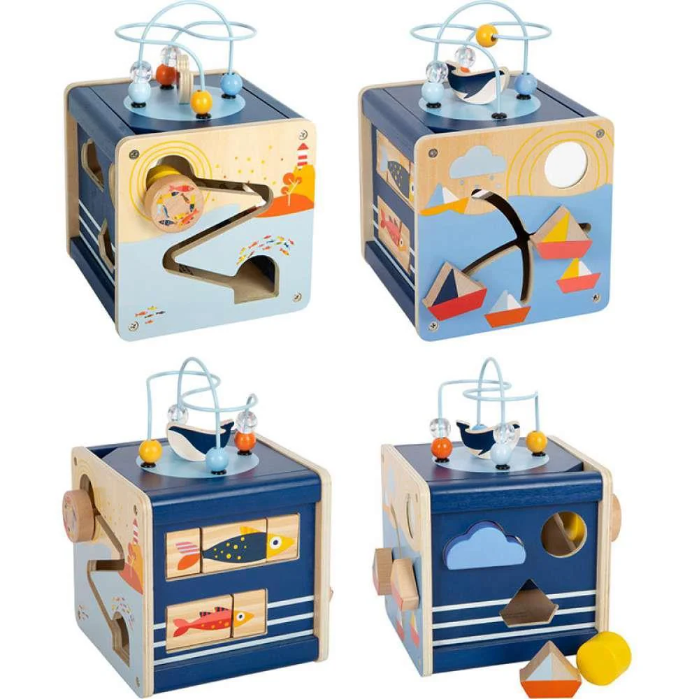Cubo de Atividades Motor em Madeira Small Foot Big Ocean - Image 6
