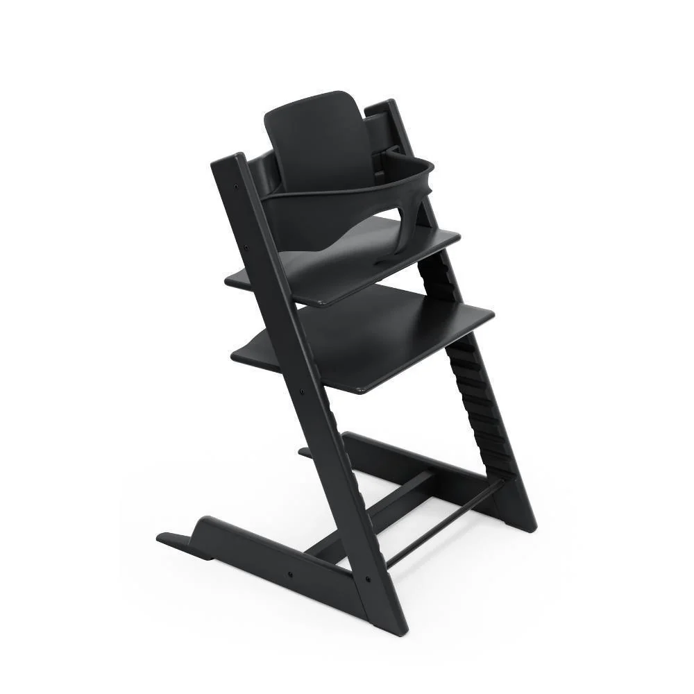 Stokke Bundle Cadeira da Papa TrippTrapp + Baby Set² + Tabuleiro Black - Image 3