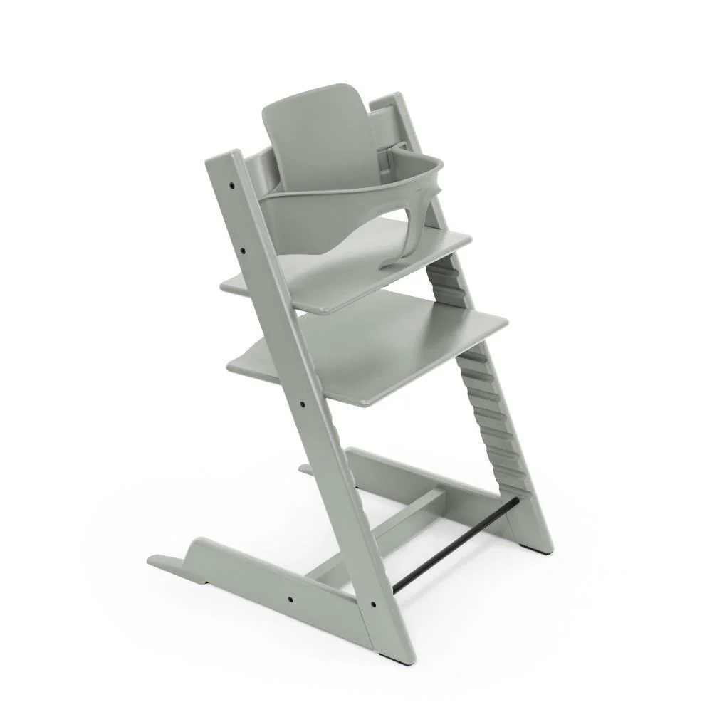 Stokke Bundle Tripp Trapp + Baby Set² Glacier Green + Newborn Set Grey - Image 4