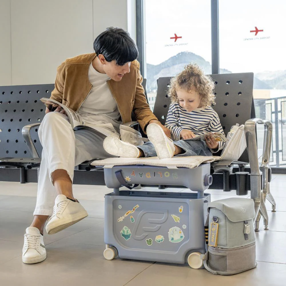 Stokke JetKids Travel Bundle (BedBox + BackPack) Arctic Blue - Image 10