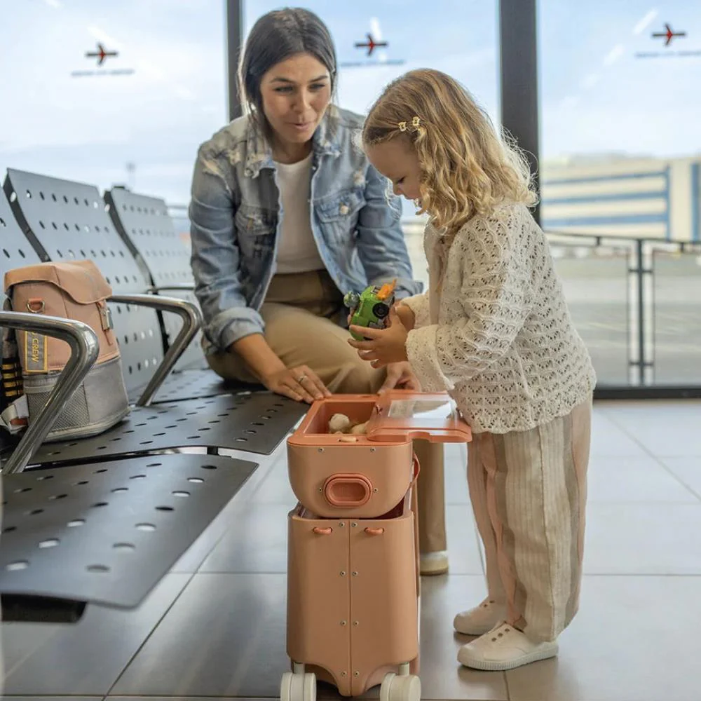Stokke JetKids Travel Bundle (BedBox + BackPack) Coral Pink - Image 12