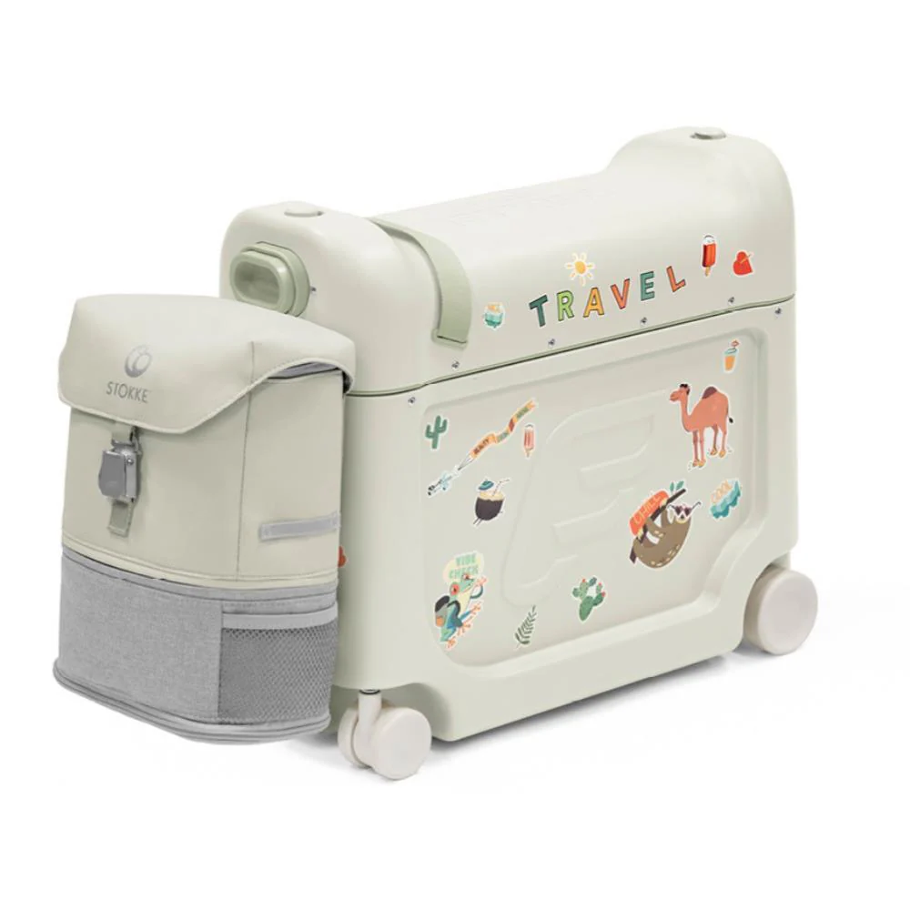 Stokke JetKids Travel Bundle (BedBox + BackPack) Sea Green