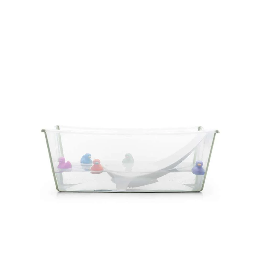 Pack Banheira Flexi Bath e Assento Transparent Green - Image 3