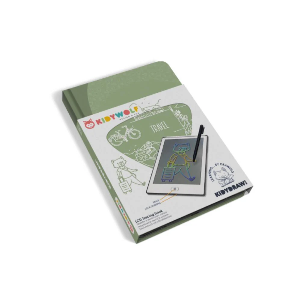 Tablet de Desenho a Cores LCD com Capa Kidydraw Viagens - Image 4