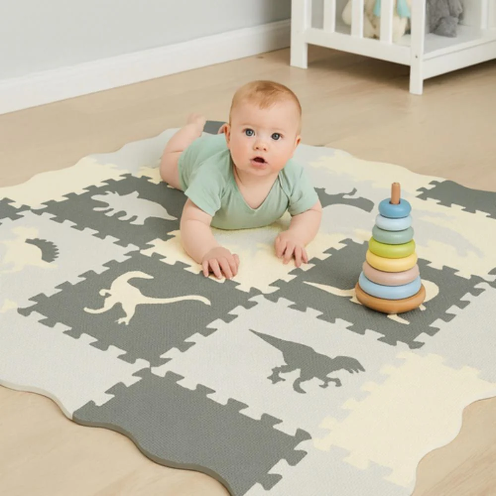 Tapete Puzzle em Eva Dinossauros 106x106cm - Image 13