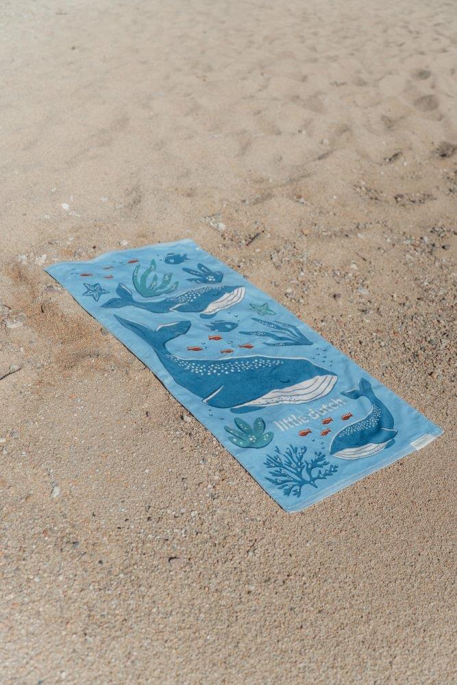 Toalha de Praia Little Dutch Ocean World Blue - Image 3