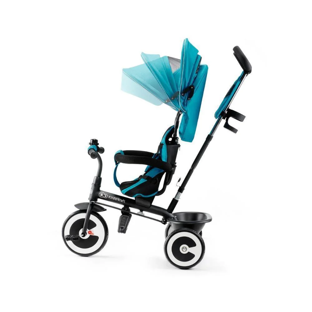Triciclo Kinderkraft Aston 3em1 Turquoise - Image 6