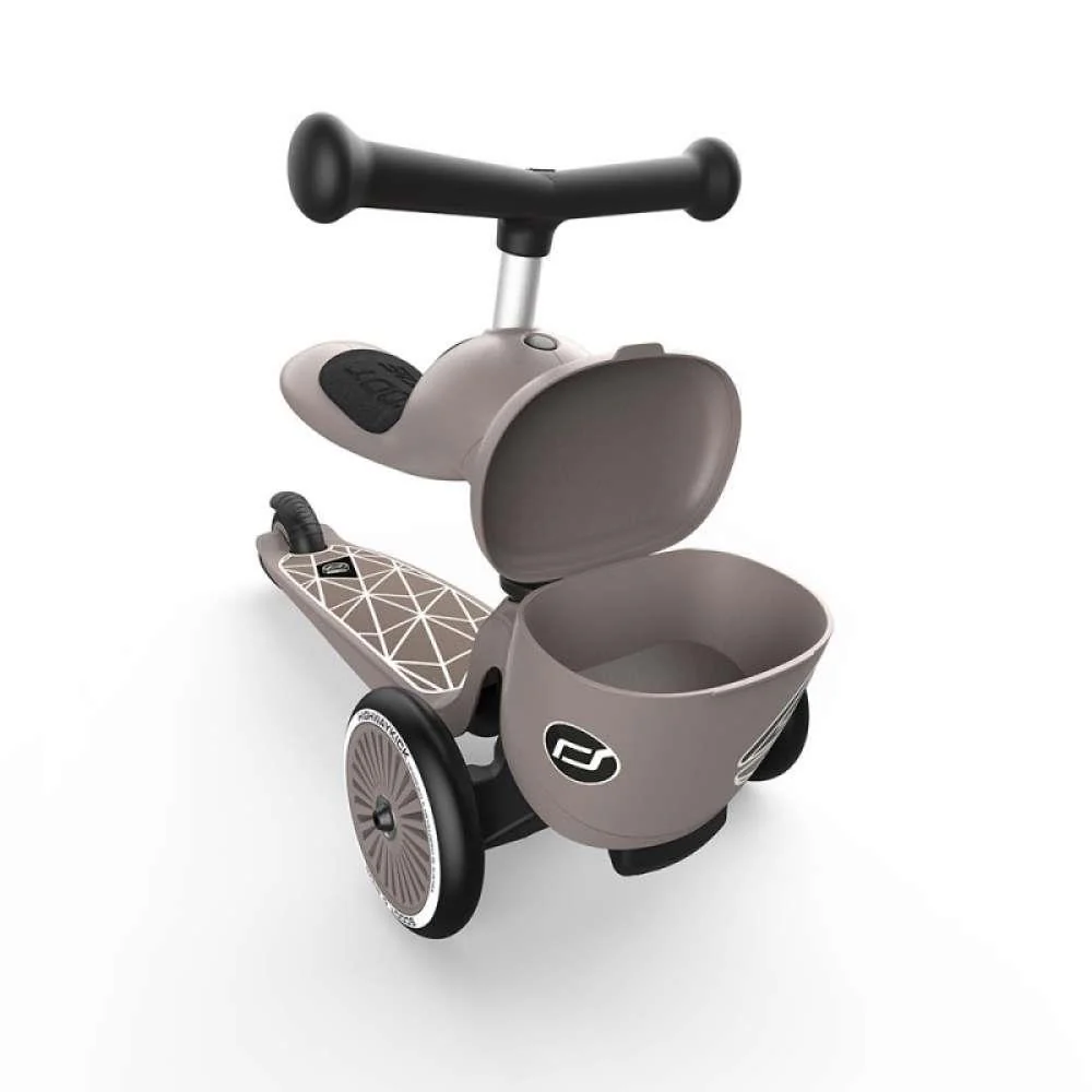 Trotinete 2em1 Scoot & Ride Highwaykick 1 Lifestyle Brown Lines - Image 3