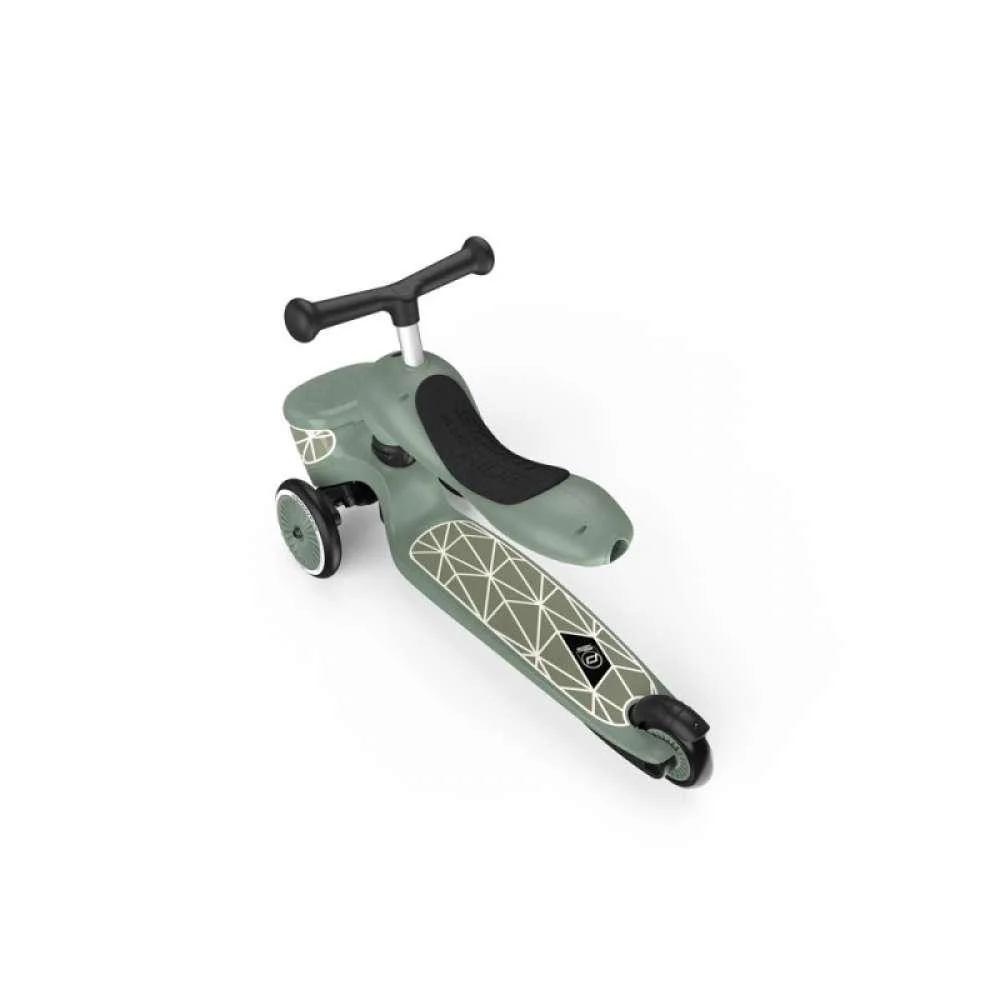 Trotinete 2em1 Scoot & Ride Highwaykick 1 Lifestyle Green Lines - Image 4