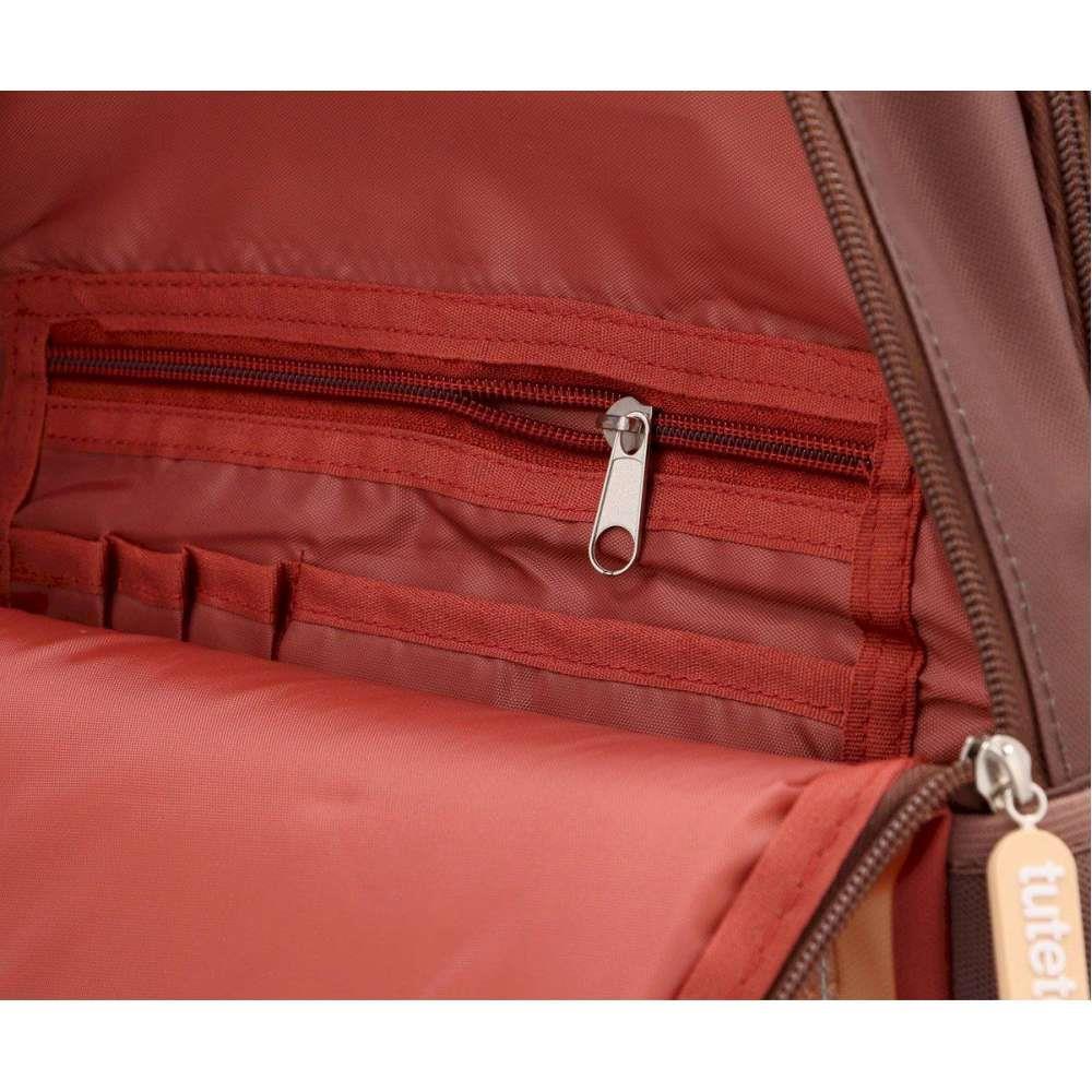 Tutete Mochila Plastificada com Bolso Frontal Pink Dots - Image 6