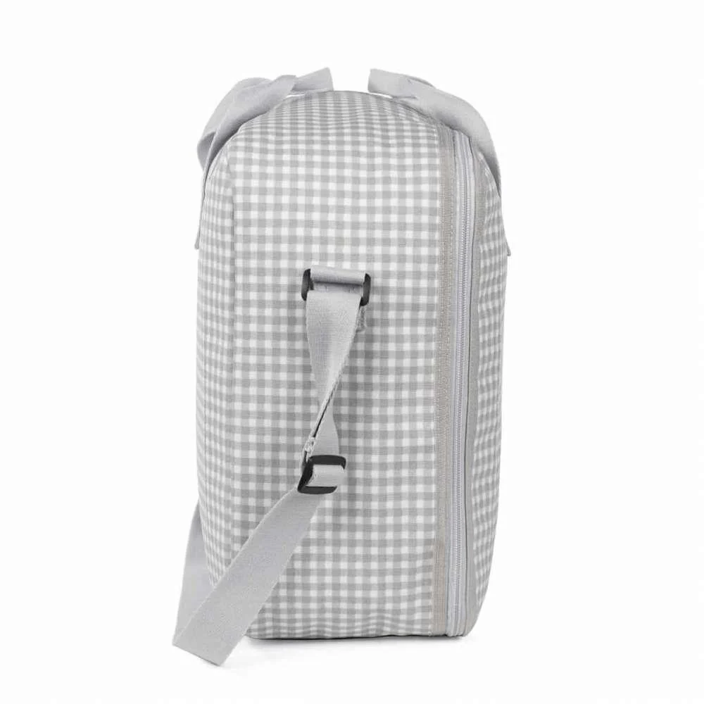 Mala de Maternidade Walking Mum I Love Vichy Cinza - Image 3