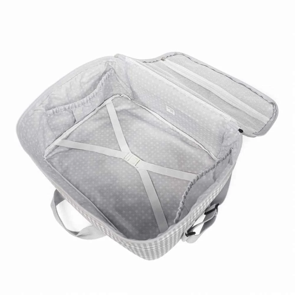 Mala de Maternidade Walking Mum I Love Vichy Cinza - Image 5
