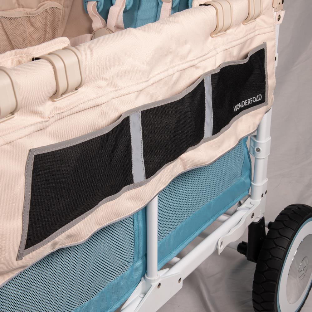 Wonderfold VW Stroller Wagon Blondie Blue 4 Lugares - Image 14
