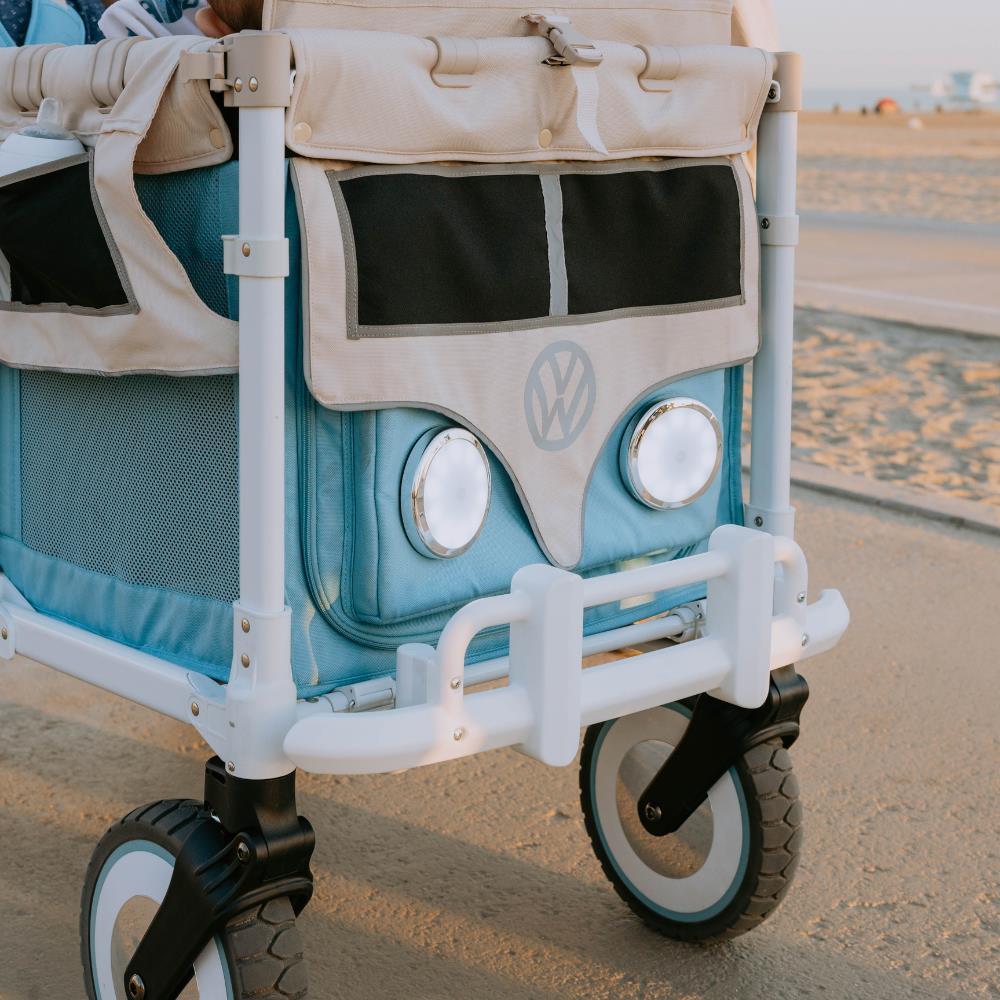 Wonderfold VW Stroller Wagon Blondie Blue 4 Lugares - Image 16