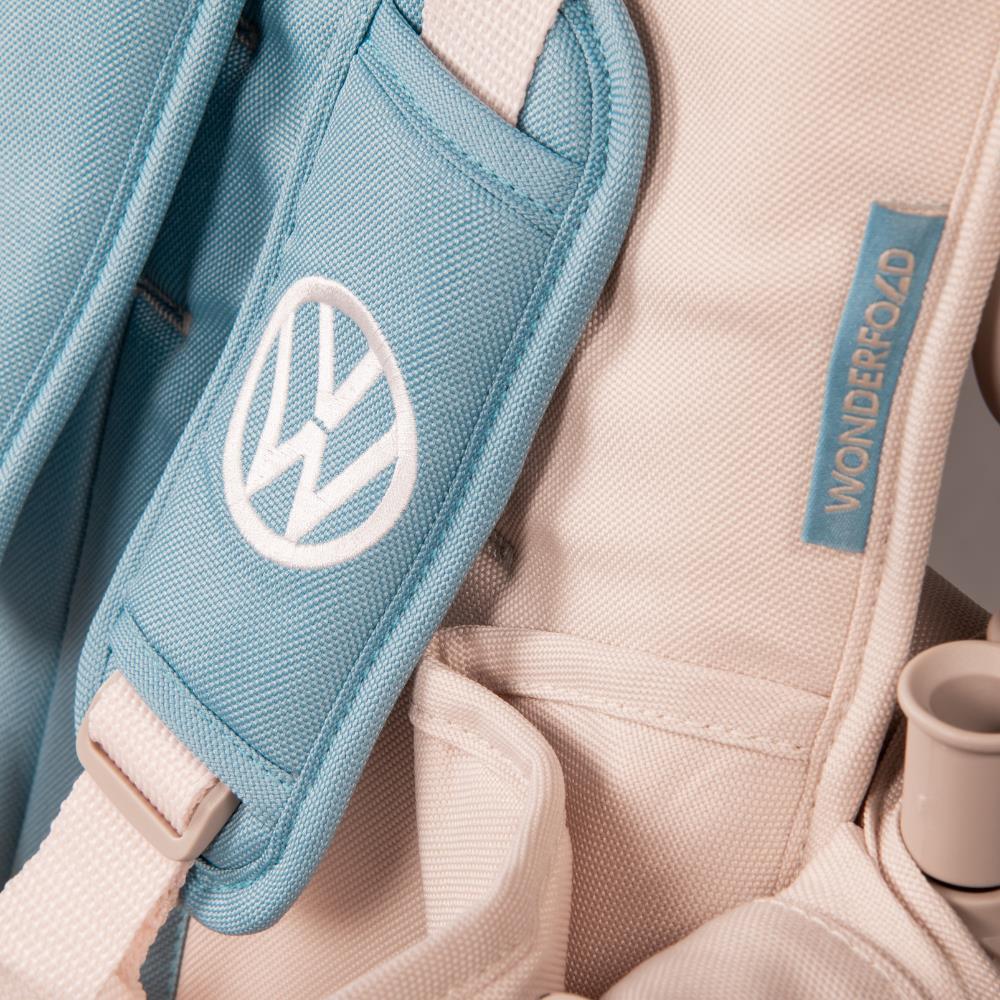 Wonderfold VW Stroller Wagon Blondie Blue 4 Lugares - Image 8