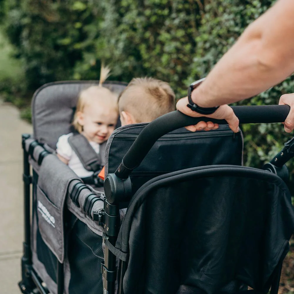Wonderfold W2 Elite Stroller Wagon Charcoal Gray 2 Lugares - Image 13