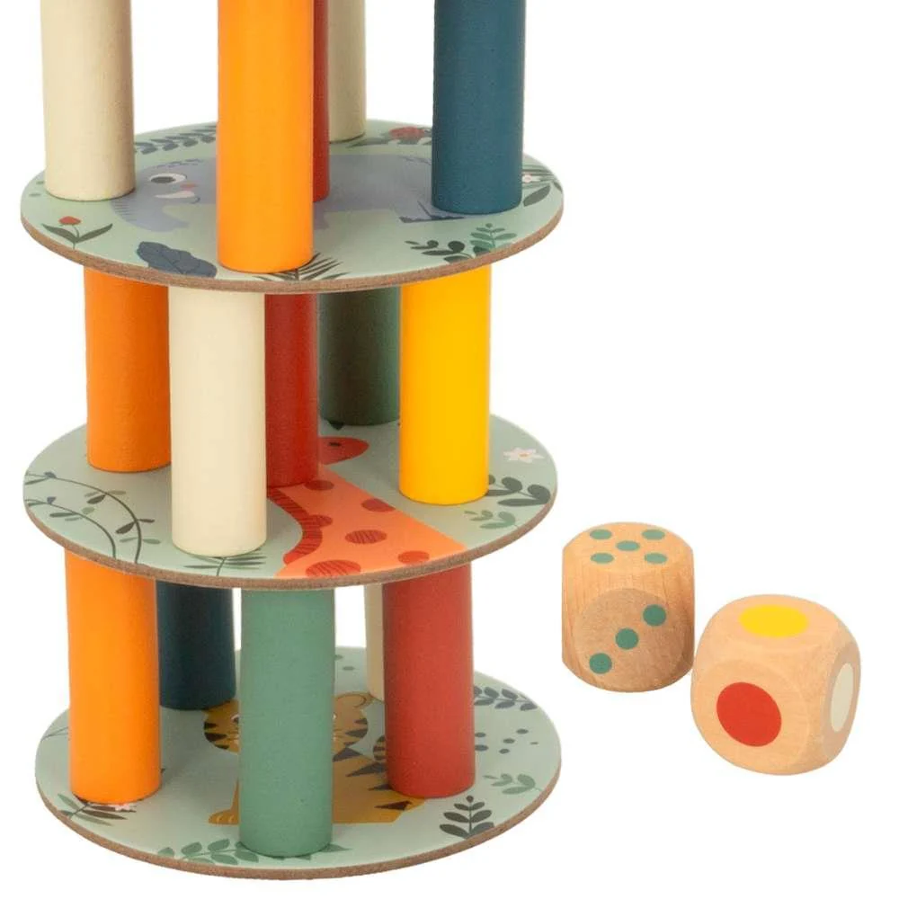 Jogo Torre de Equilíbrio Zookabee Animais Selva - Image 3