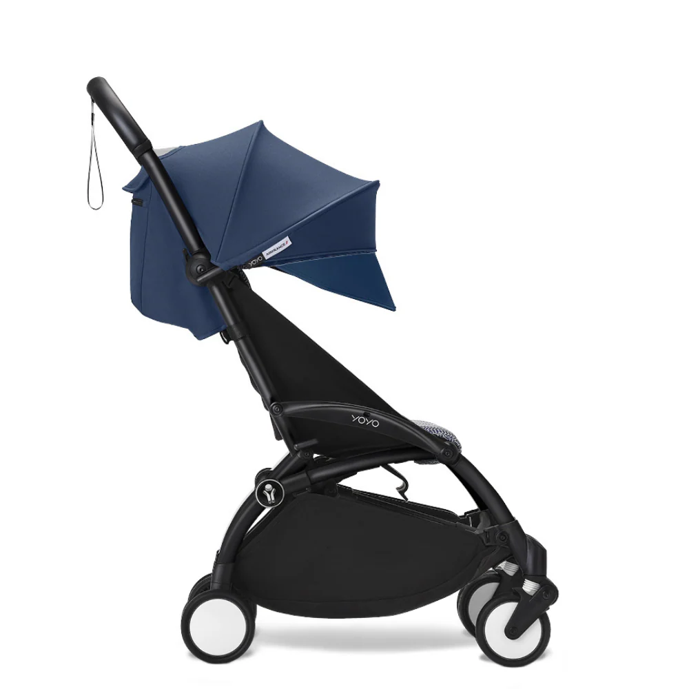 Chassis Stokke Yoyo³ Black + Color Pack Yoyo +6M Air France Blue