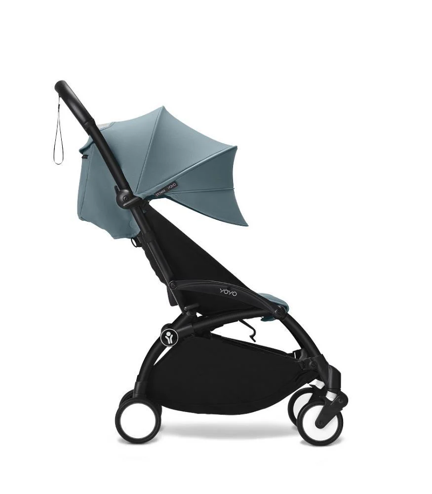 Chassis Stokke Yoyo³ Black + Color Pack Yoyo +6M Aqua